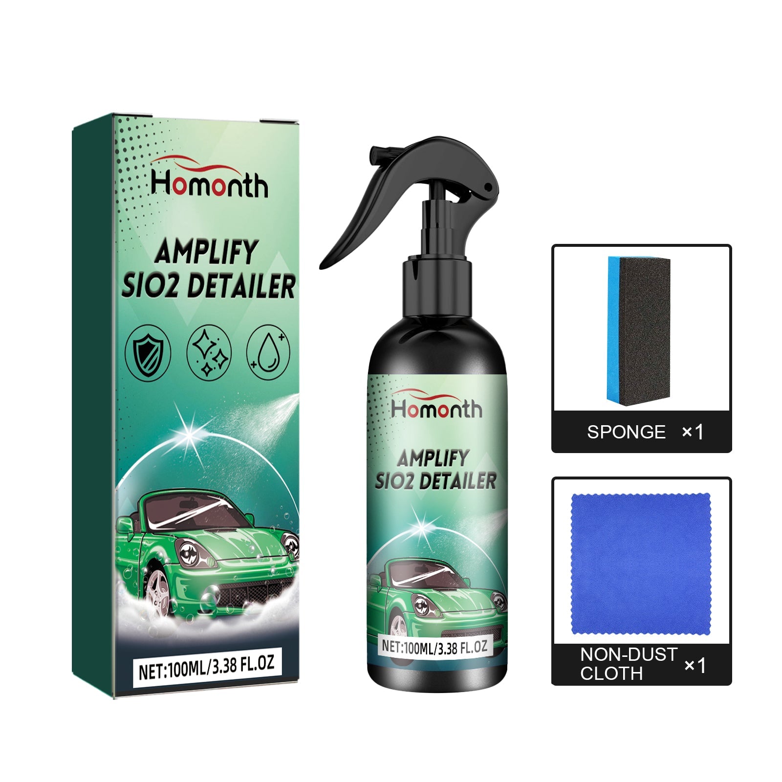 Car Cleaning And Brightening Spray Car Scratch Stain Cleaning Coating Refinish Polishing Decontamination Wax