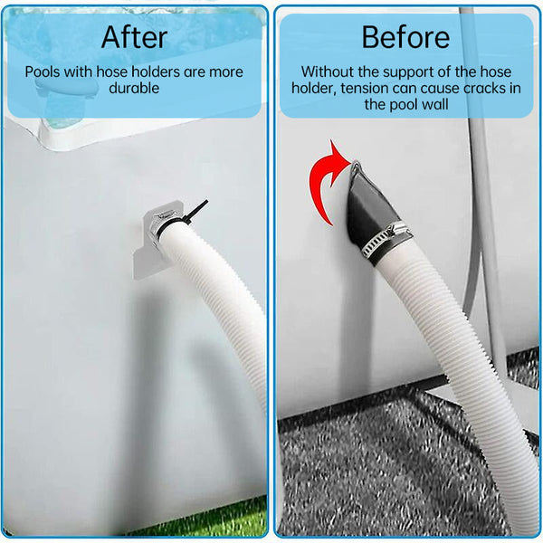 Adjustable Intex Pool Hose Holder - Durable Anti-Slip Mount, Summer Accessory