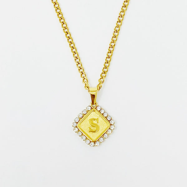 Aztec Delight Initial Necklace