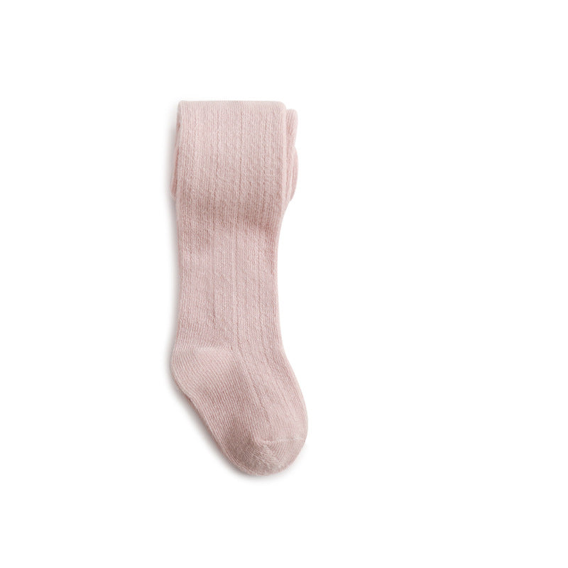 Spring And Summer Baby Girl Leggings Combed Cotton Boneless One-Piece Socks Mesh Outer Wear Cute Thin Children's Pantyhose