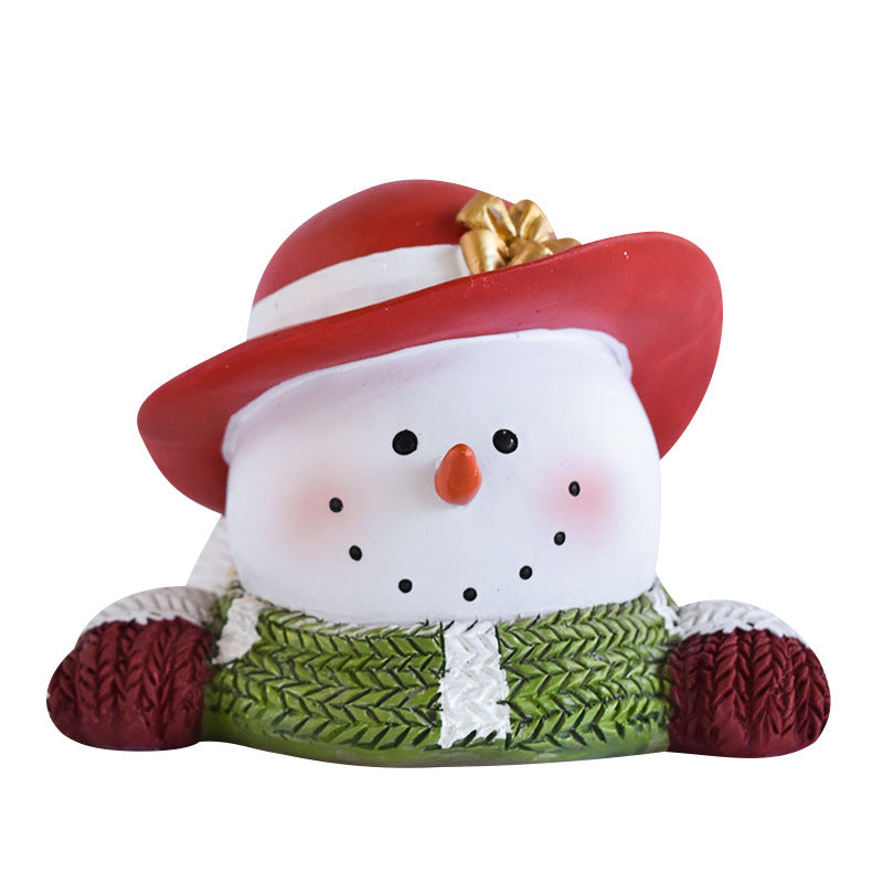 Christmas gifts, creative Christmas decorations, home furnishings, children's rooms, tabletops, small animals, Christmas snowmen, Christmas trees