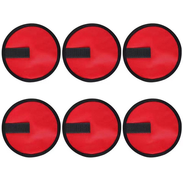 6 - piece set of 5.9 - inch lure wraps. Doubles as covers, gloves, hook protectors. Keeps anglers safe while fishing.