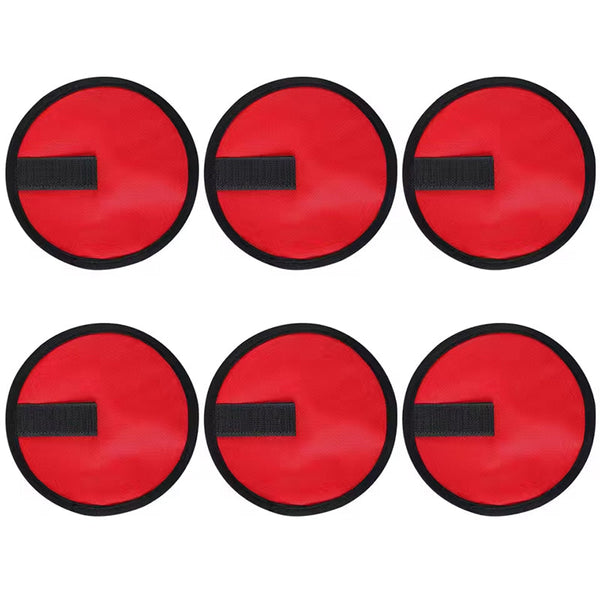 6 - piece set of 5.9 - inch lure wraps. Doubles as covers, gloves, hook protectors. Keeps anglers safe while fishing.