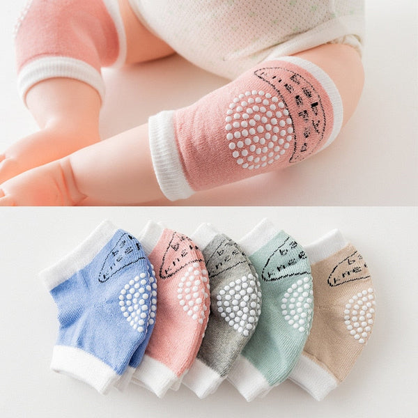 0-18 Months babys Non-slip Baby Kneecap Summer Children's Cotton Knee Pad Baby Crawling Knee Pads Terry Thick Mesh Breathable - Gifts for You 'n Me