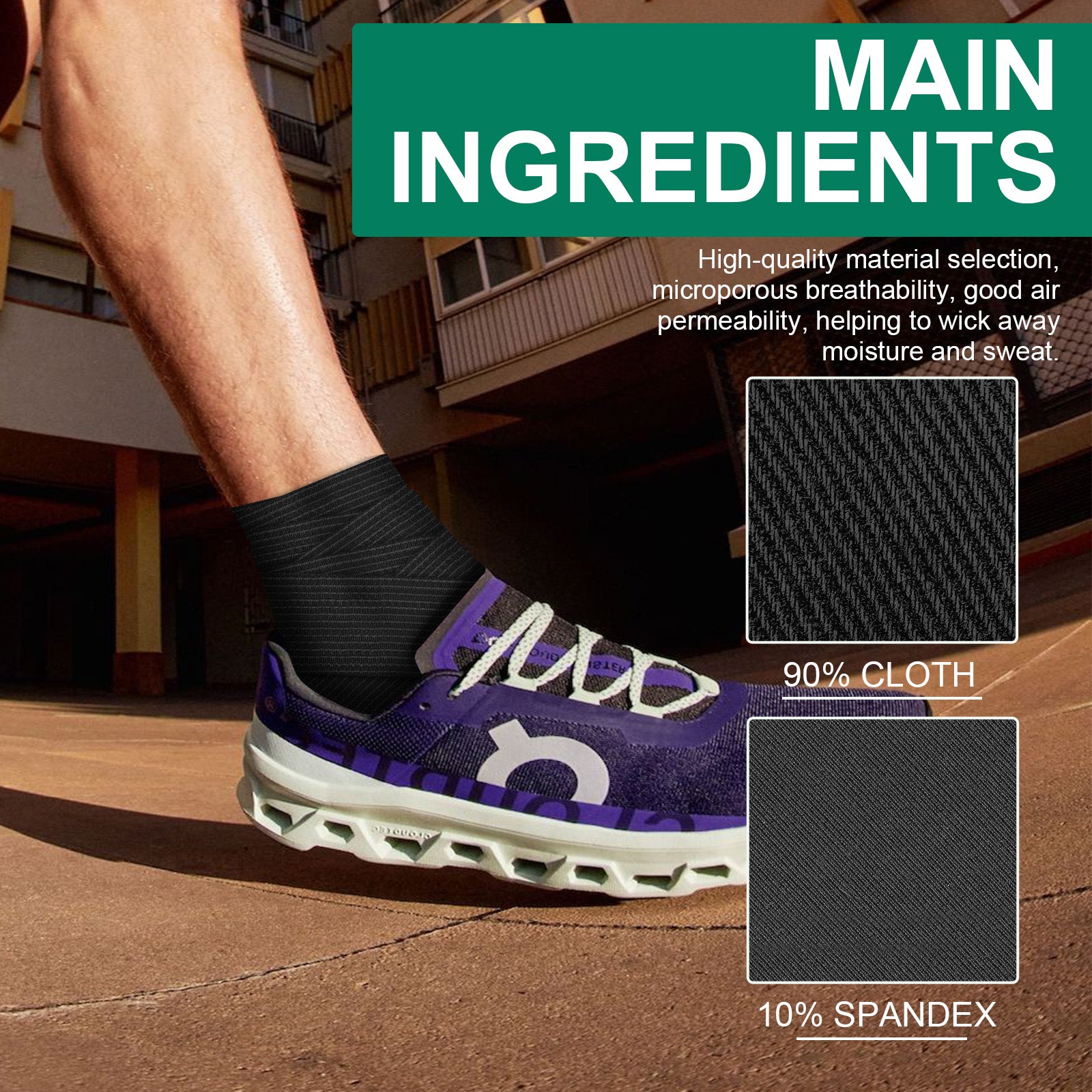 Self-Adhesive Sports Bandage Wrap, Prevent Running Sports Sprain Protection Ankle Joint Ankle Bandage