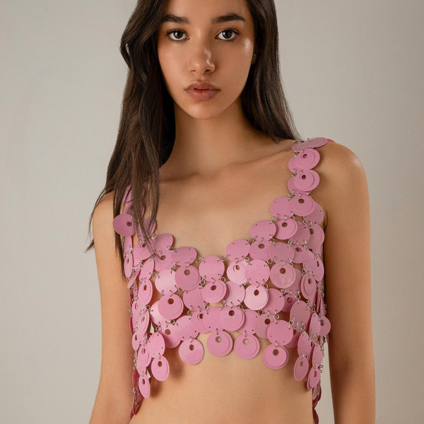 exy suspender hollow sequin skirt, nightclub trendy women's thin half skirt, body chain