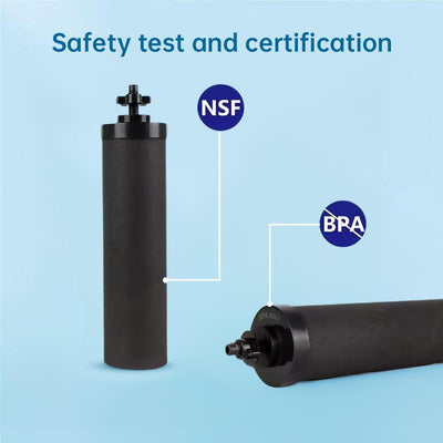 Compatible Replacement Filter for Berkey Countertop Water Purification System - BB9 - 2 Activated Carbon Water Filter Cartridge