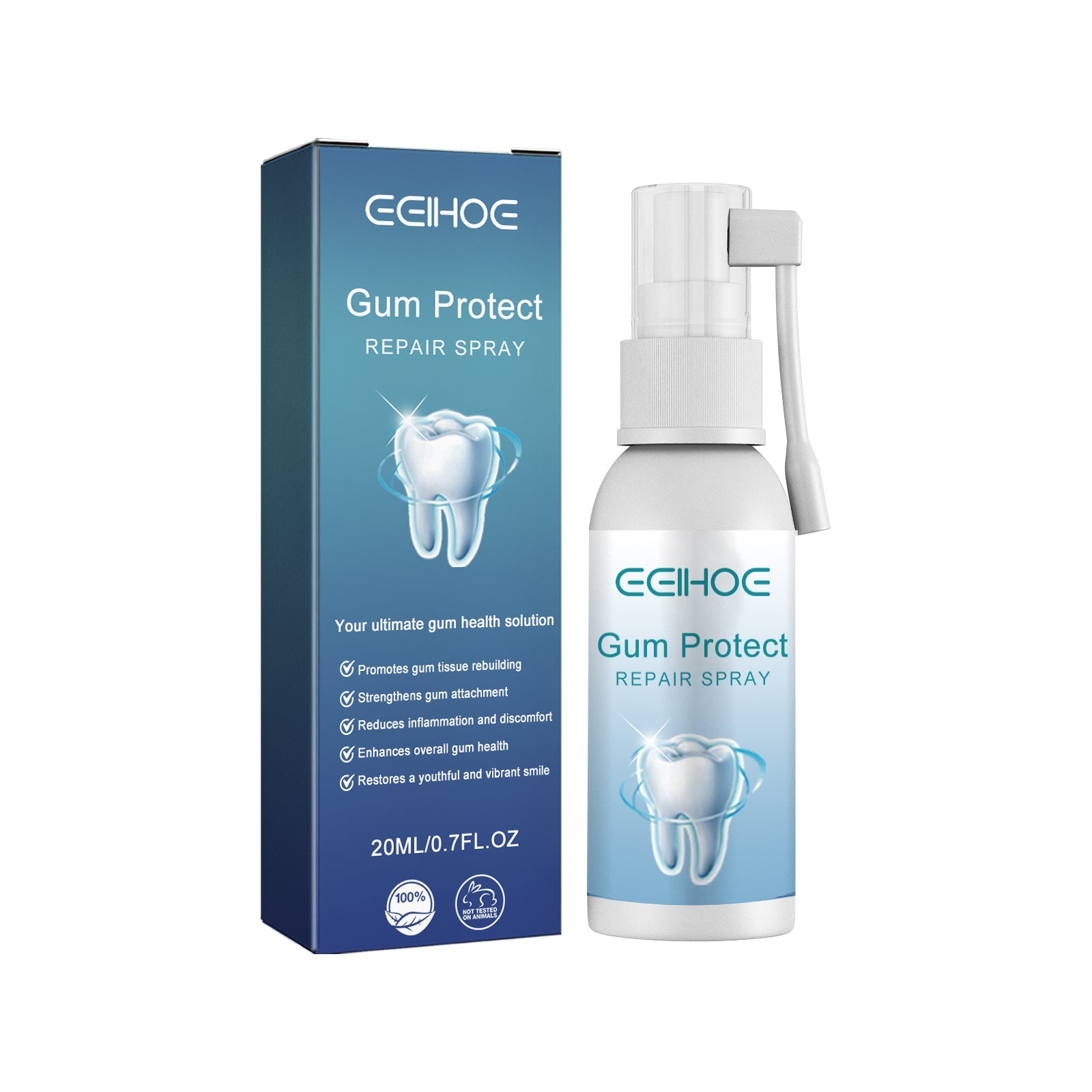 Gum Protect Repair Spray, Relieve Swelling And Pain Of Inflamed Gums Whitening Teeth Oral Cleaning Care Spray