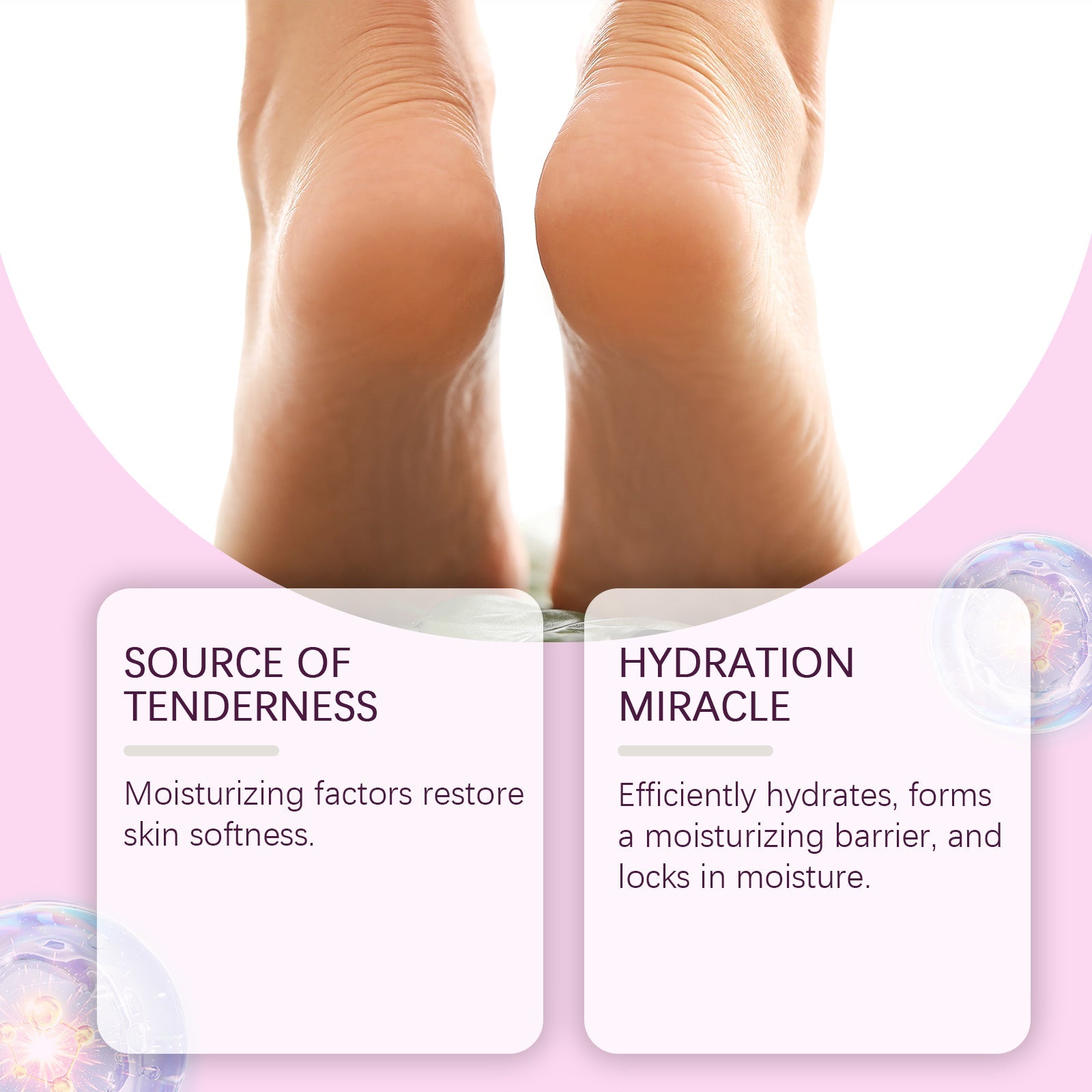 Heel Care Cream, Moisturizing And Repairing Hydrating Heel Relief And Moisturizing Foot Skin Care Cream