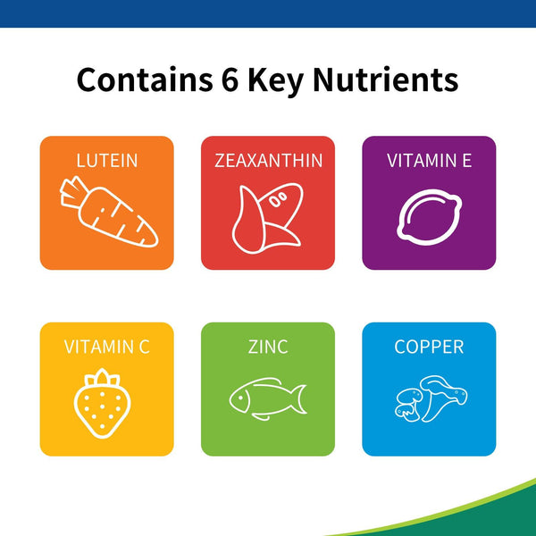 Eye Vitamin and Mineral Supplement Capsules Lutein Tablets