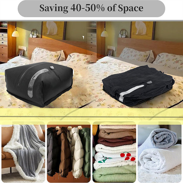 Travel essentials: Vacuum bags, luggage, clothes boxes, packing bags, accessories, compression cubes