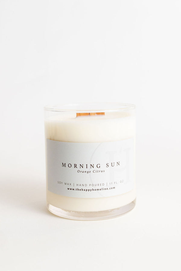 11 oz Morning Sun Wood Wick Candle