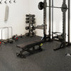 0.79 inch Thick Rubber Top Exercise Mat 48 Sq Ft with Boarders