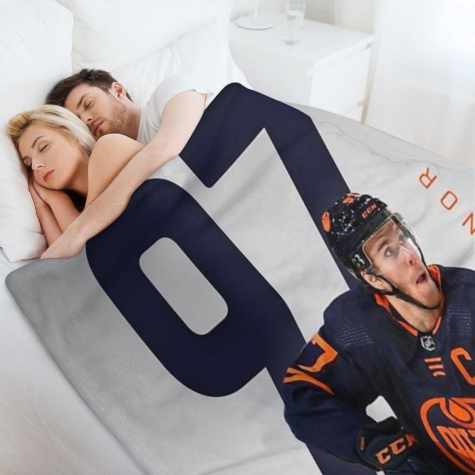 Connor McDavid Throw Blanket