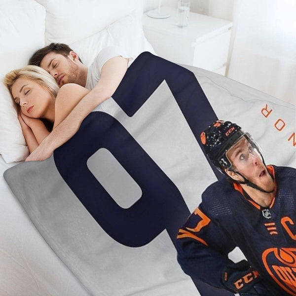Connor McDavid Throw Blanket