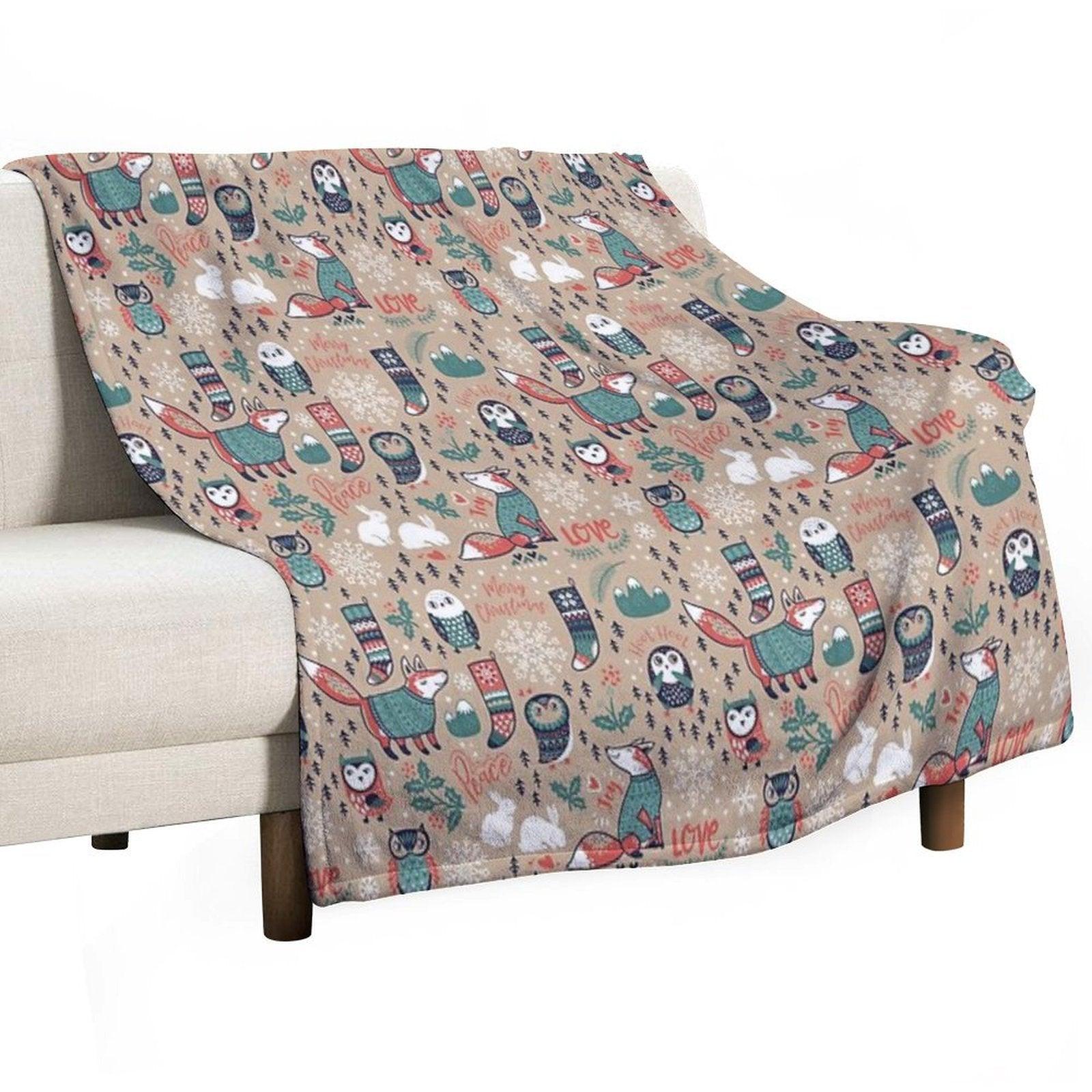 Christmas Wishes Throw Blanket