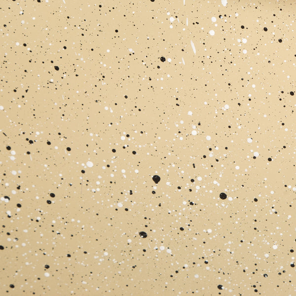 Cinza Side Table Gold & Beige