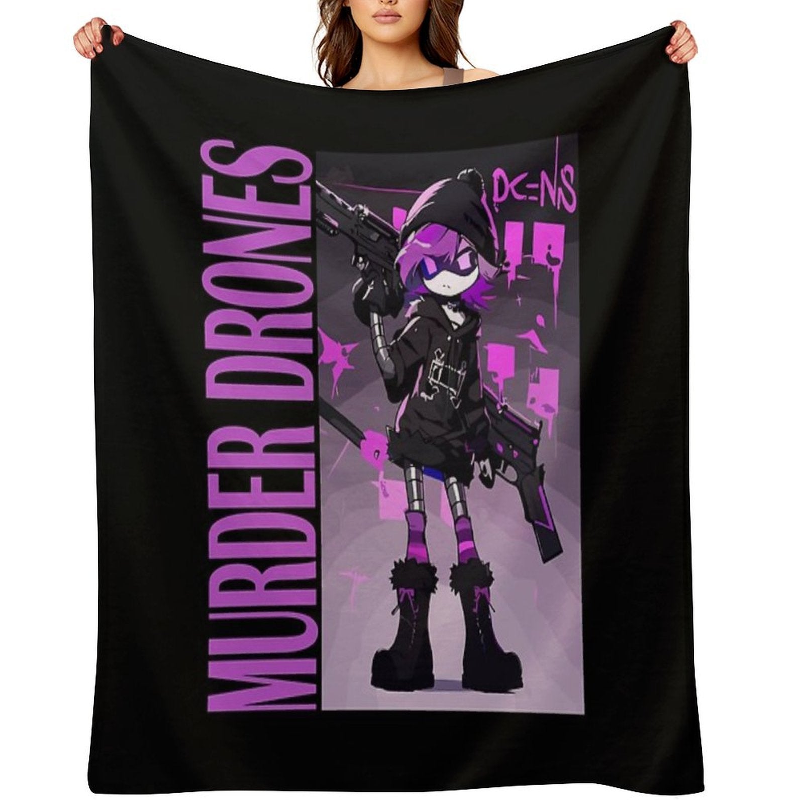 Murder Drones Durable Throw Blanket