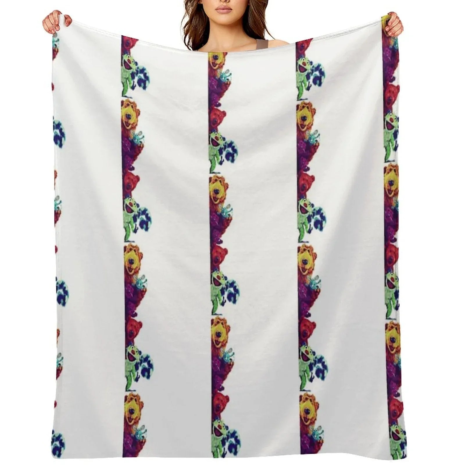 Bear In The Big Blue House - Bear And Friends Throw Blanket