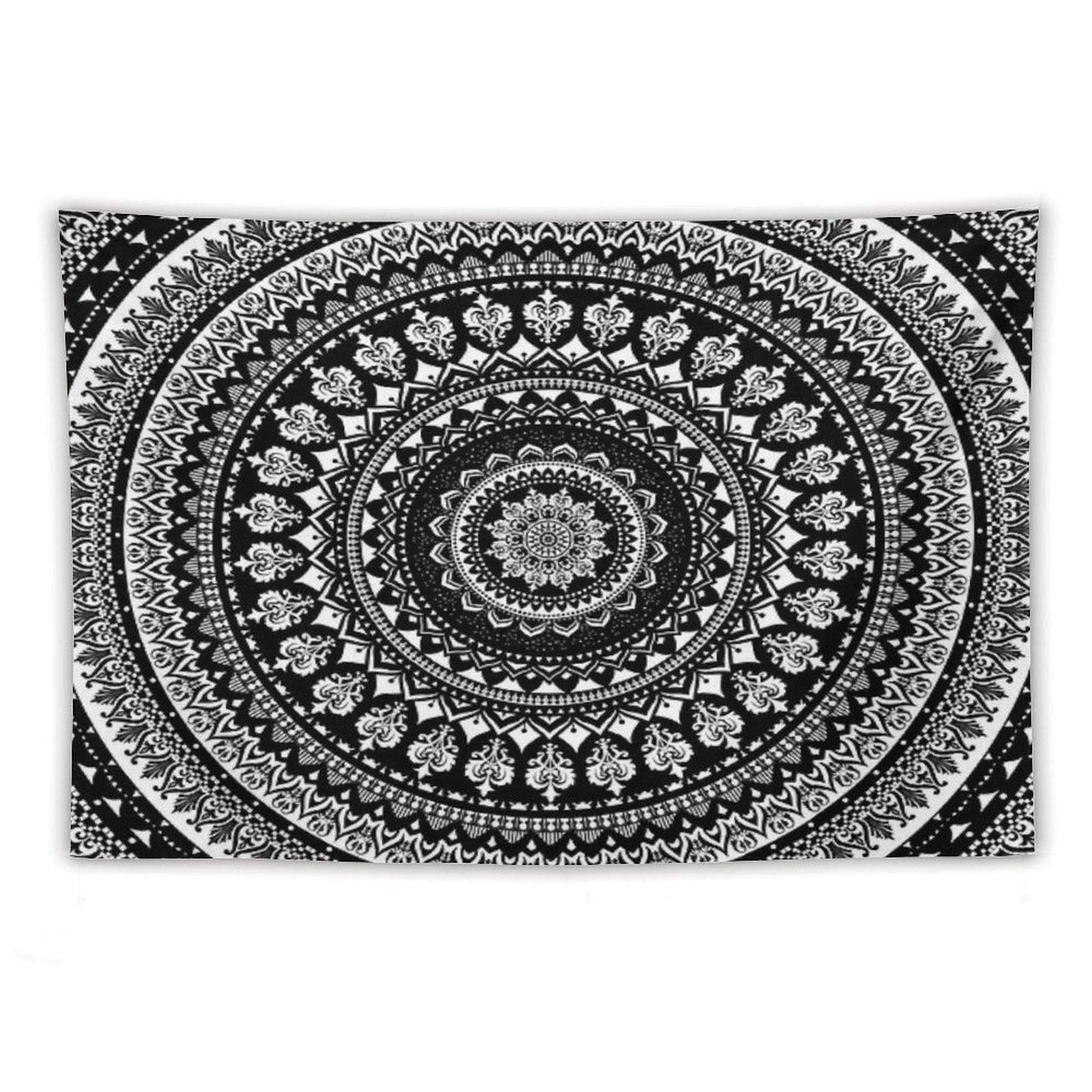 Mandala Monochrome 2 Tapestry