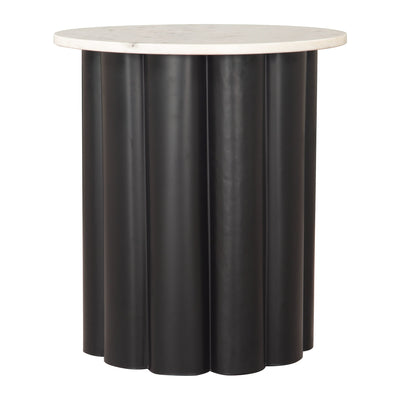 Slika Side Table White & Black