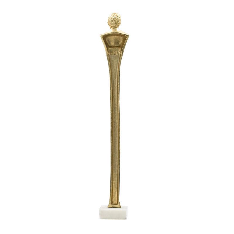 Modern Luxury Decorative Gold Roman Figurine Sculpture