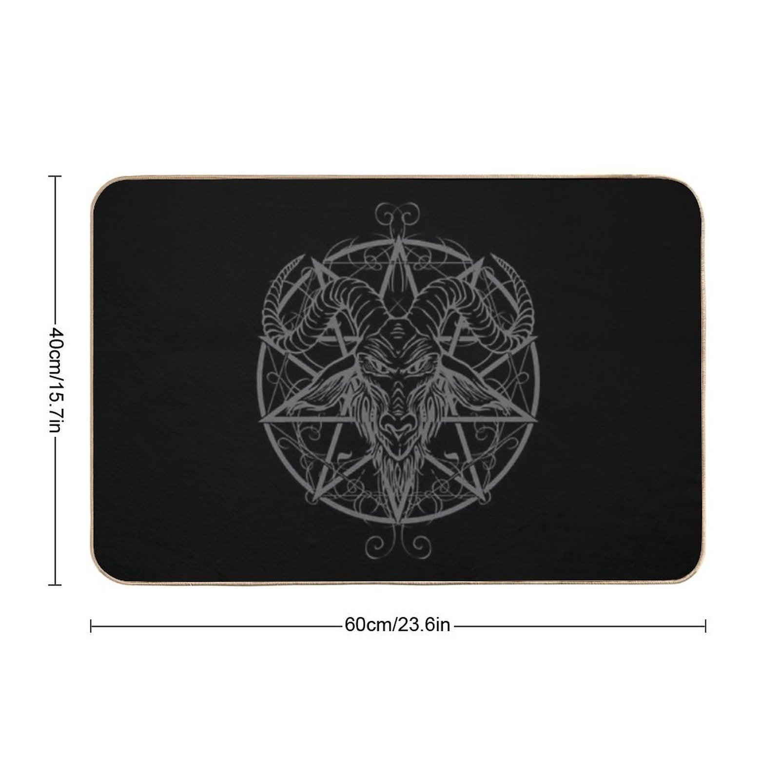 Baphomet Goat Bath Mat