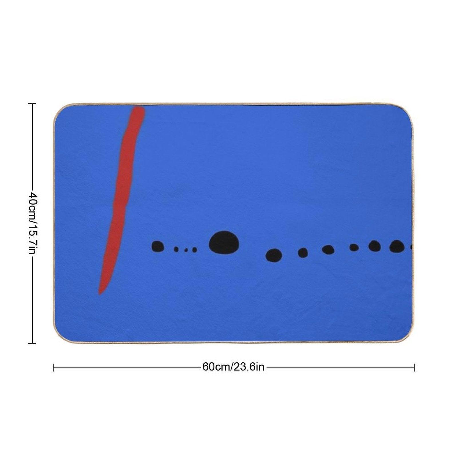 Bleu II - Joan Mirò  Stain-Proof Bath Mat