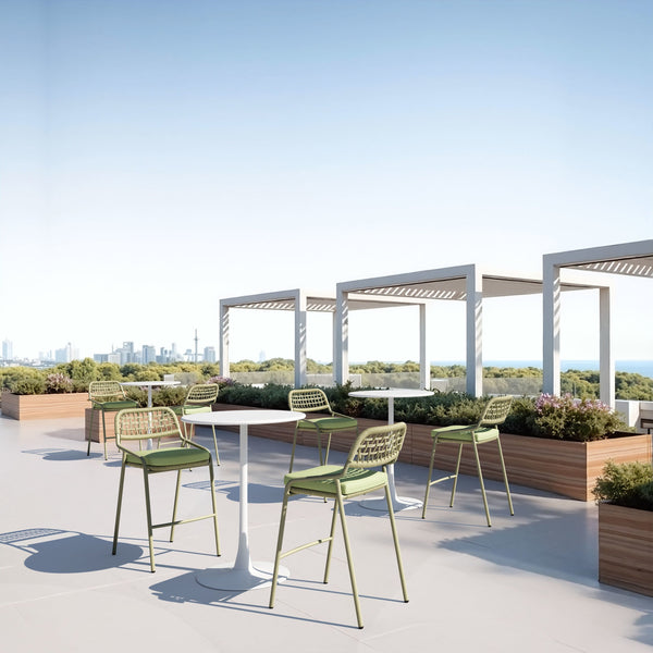 Zuo Modern Rio Barstool (Set of 2) Green