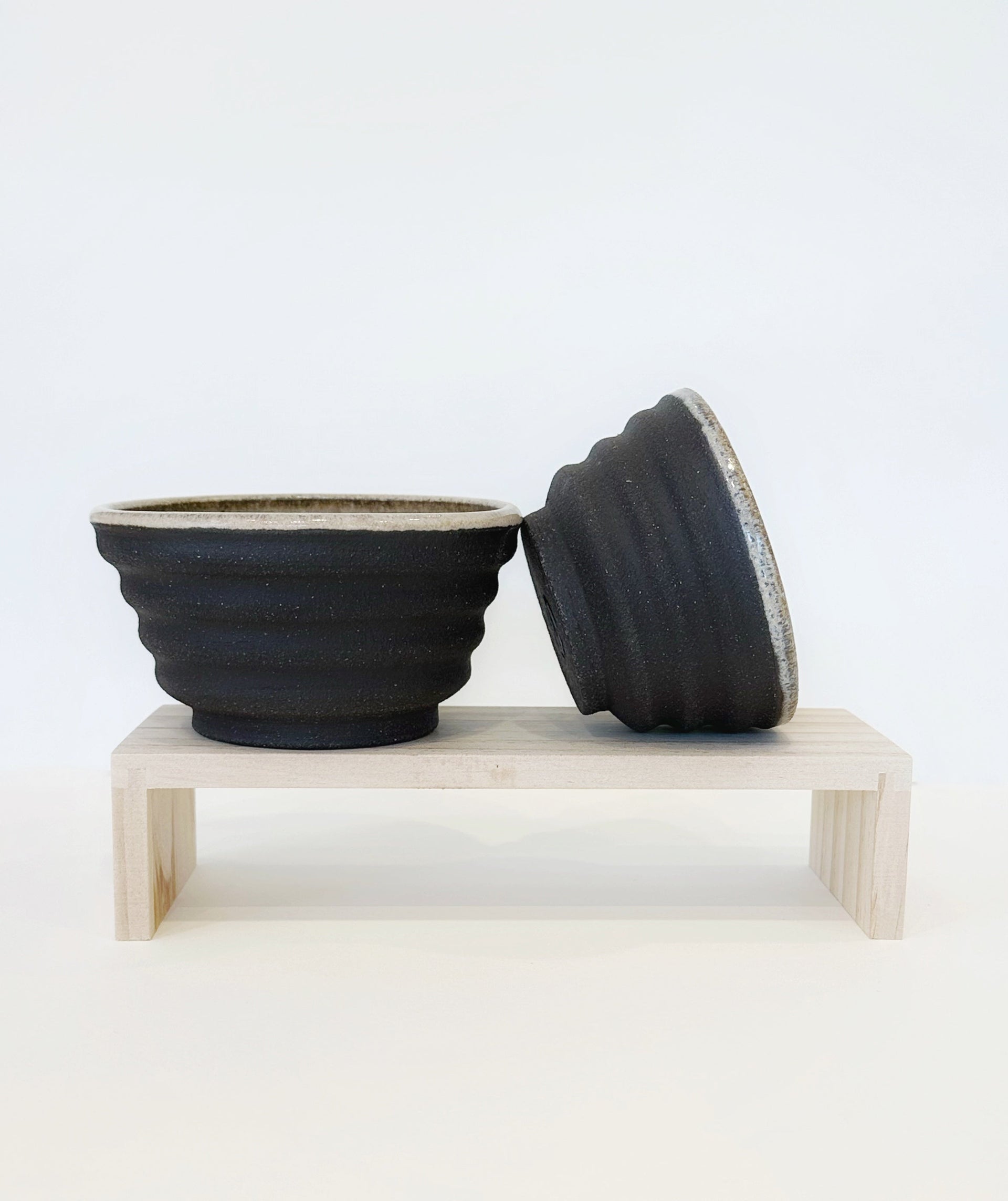 S/2 Cups / Bowls - Chocolate