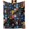1980s Horror Classics Lightweight Throw Blanket