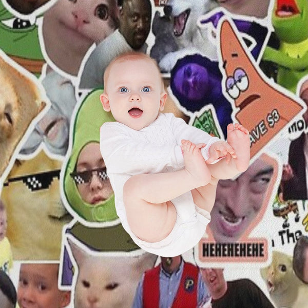 Random Meme Pack Shrink-resistant Throw Blanket