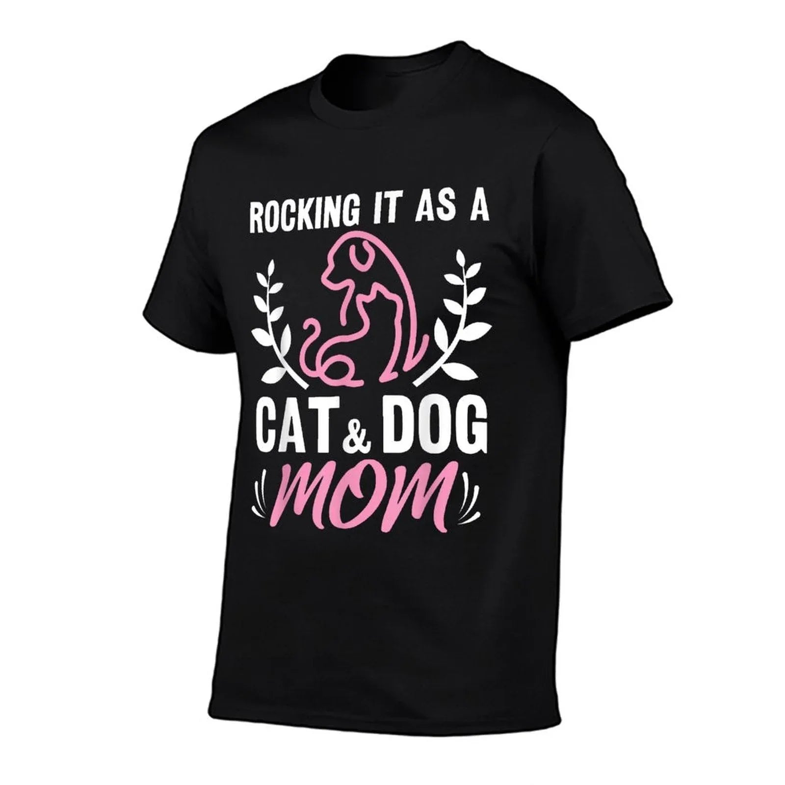 Cat And Dog Mom Fur Mama Mother's Day T-Shirt