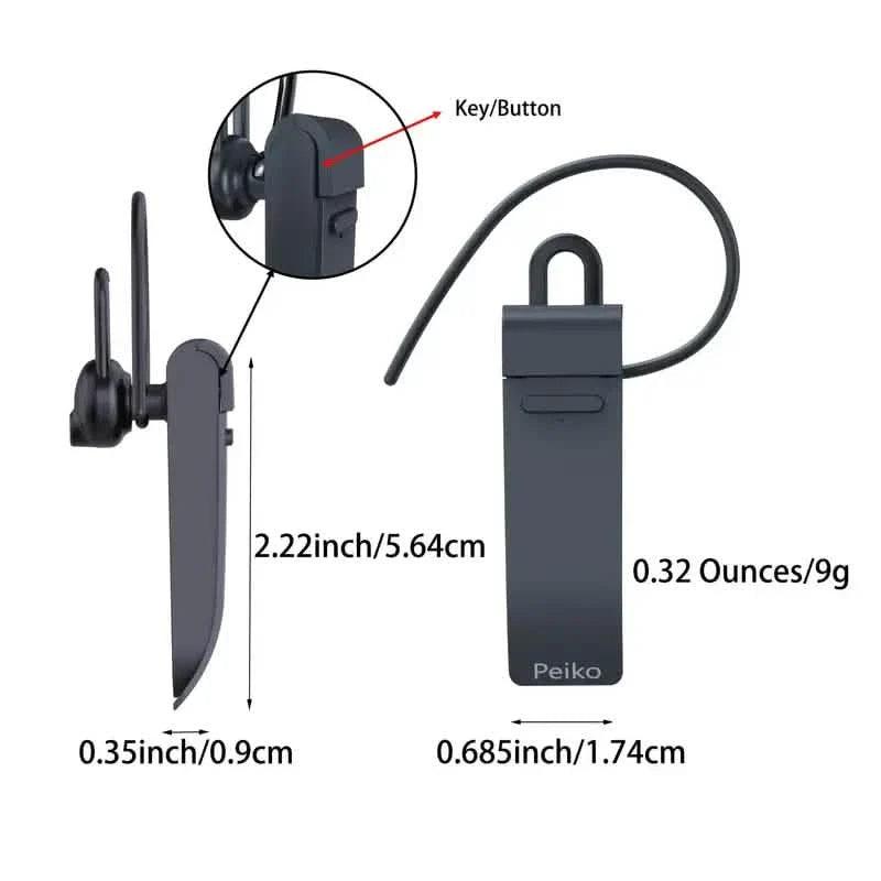 PEIKO World Language Translator Single Earbud – Real-Time Voice Translation