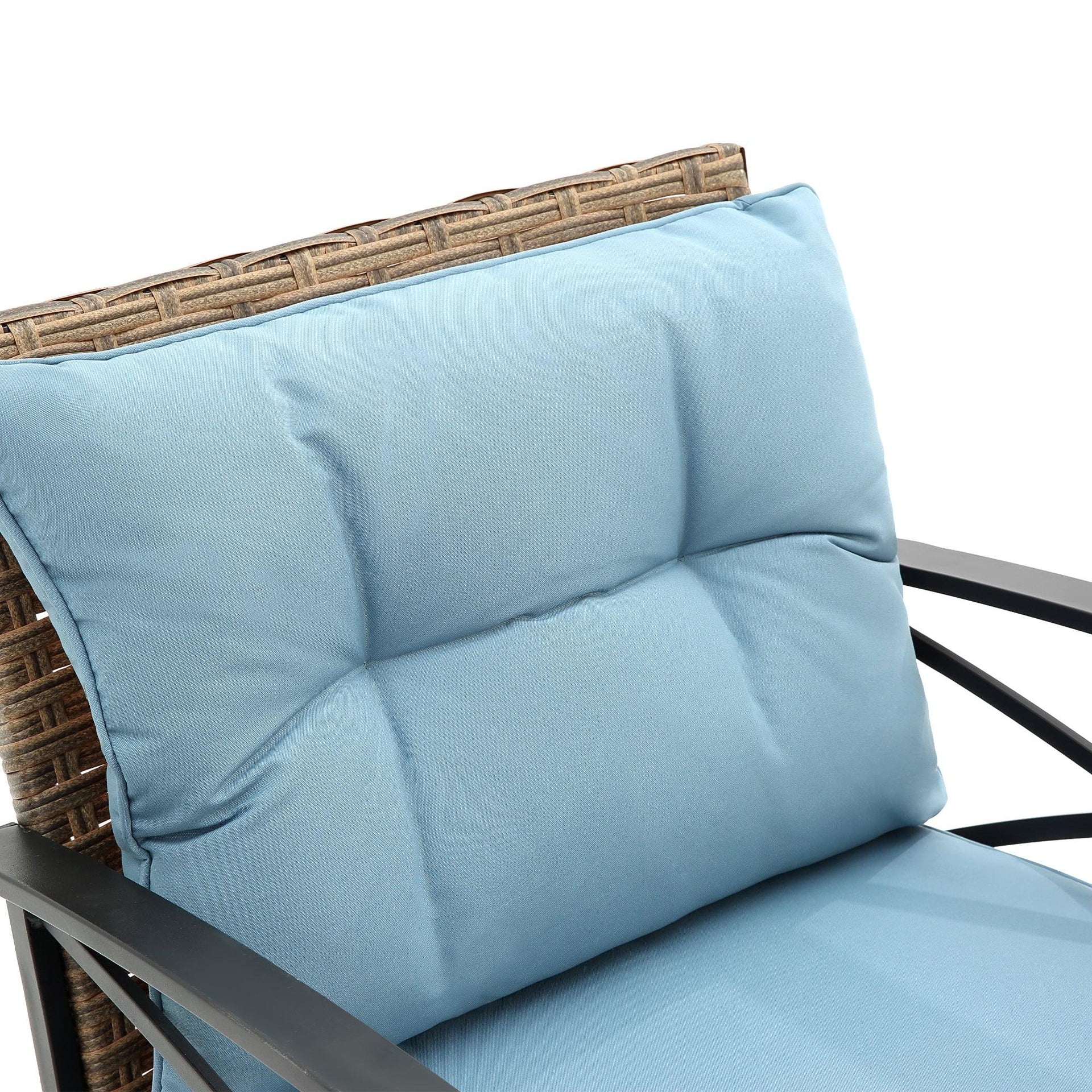 Outdoor Rocking Rattan Set