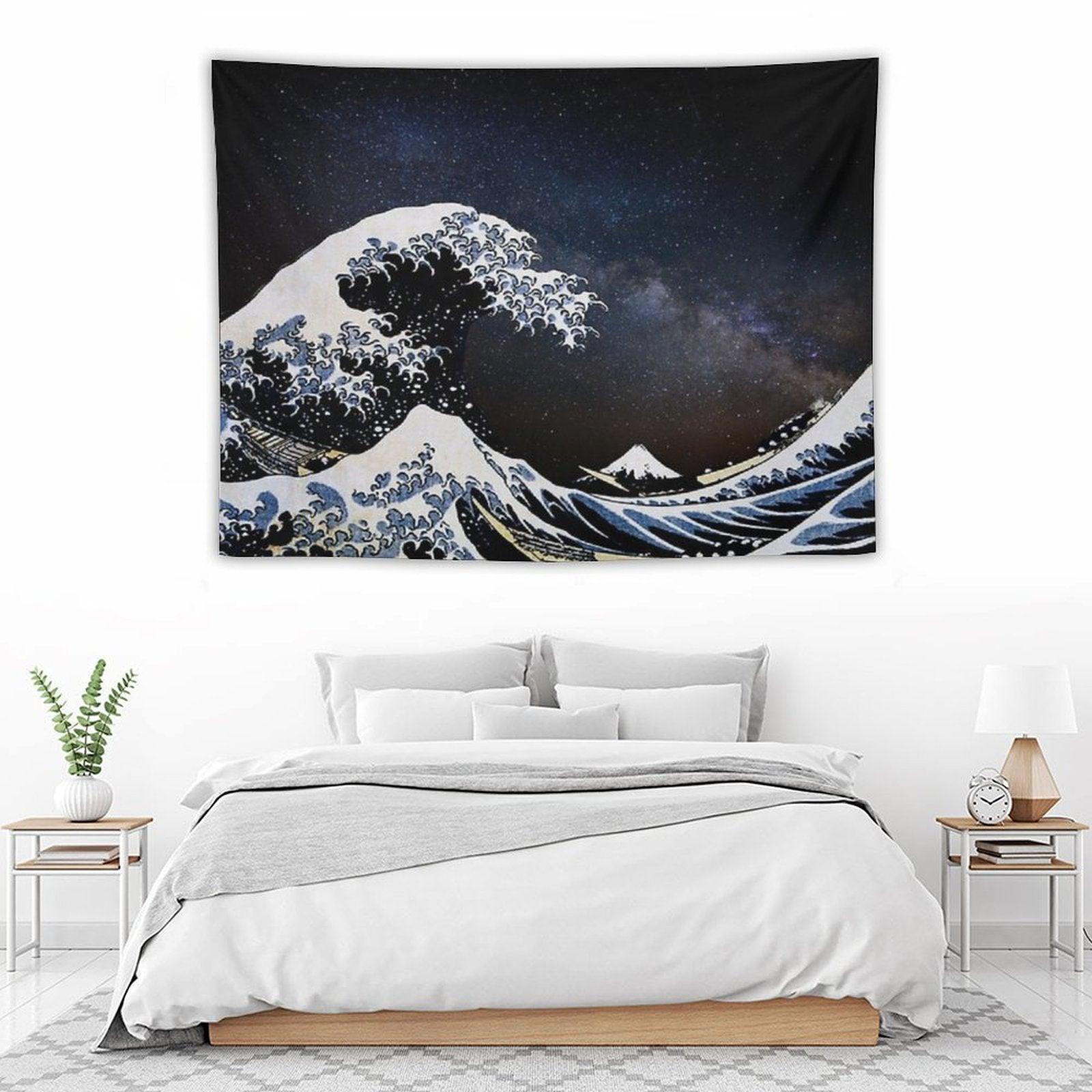 Kanagawa Wave in Space Tapestry