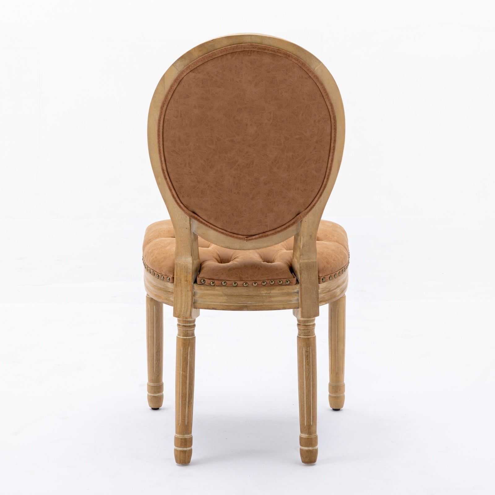 Set of 2 French Style Solid Wood Antique Dining Chairs BLAKHOM