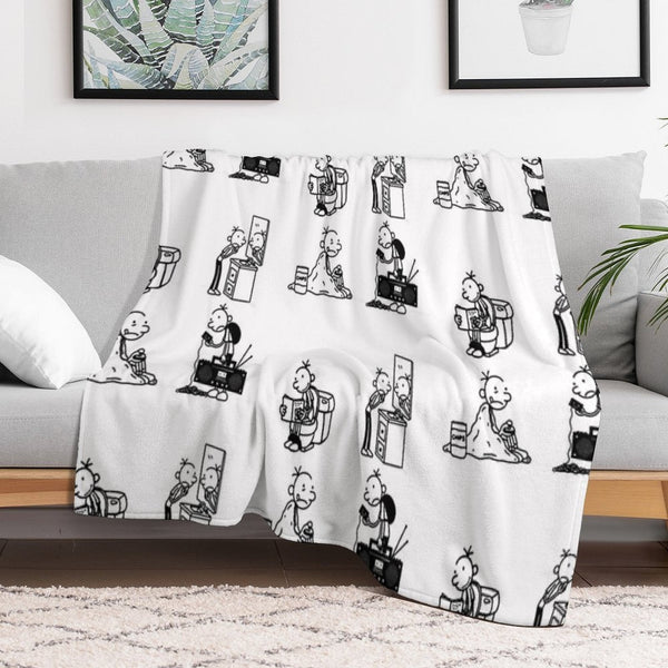 Wimpy Kid 4 States of Greg Heffley Durable Throw Blanket