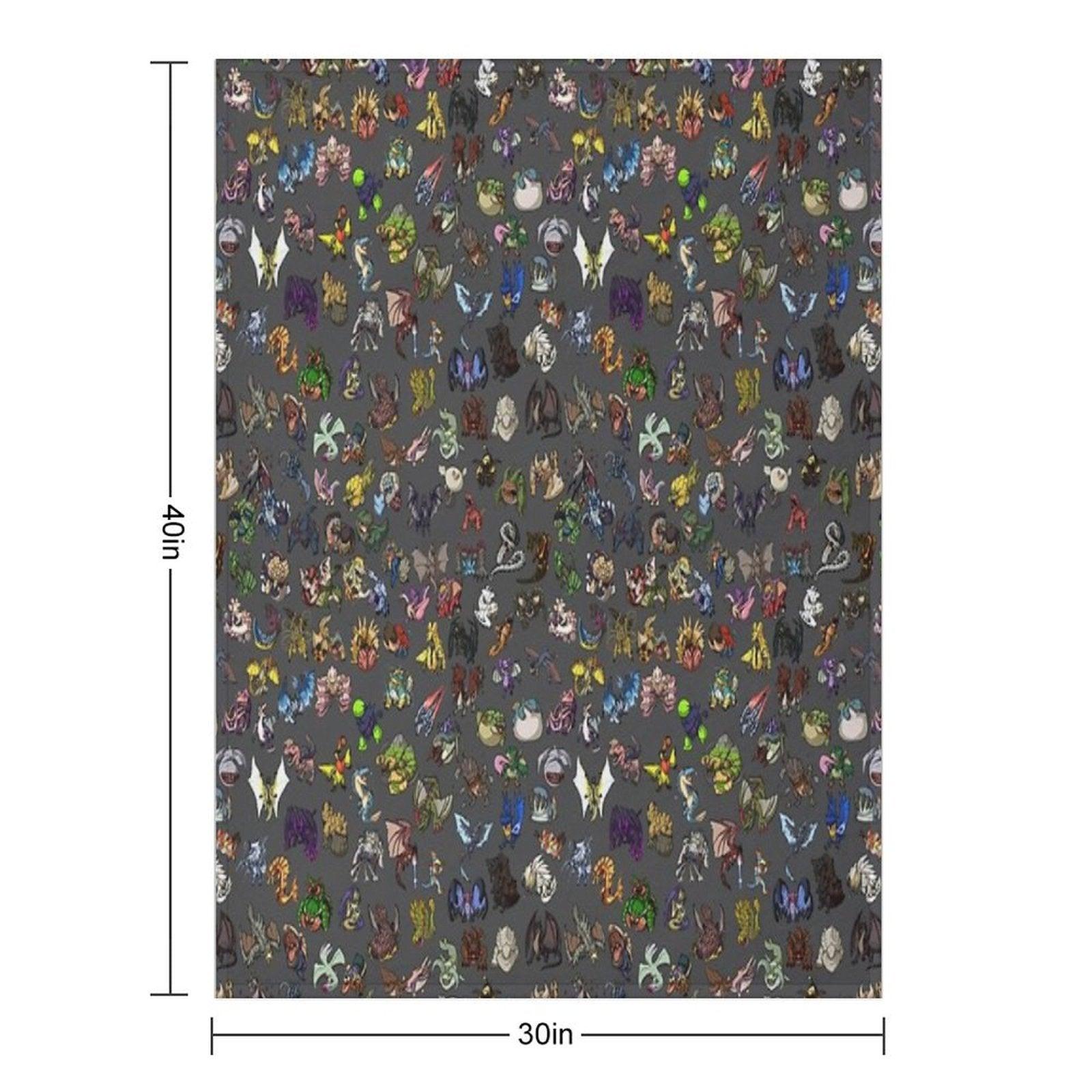 Monster Hunter Throw Blanket