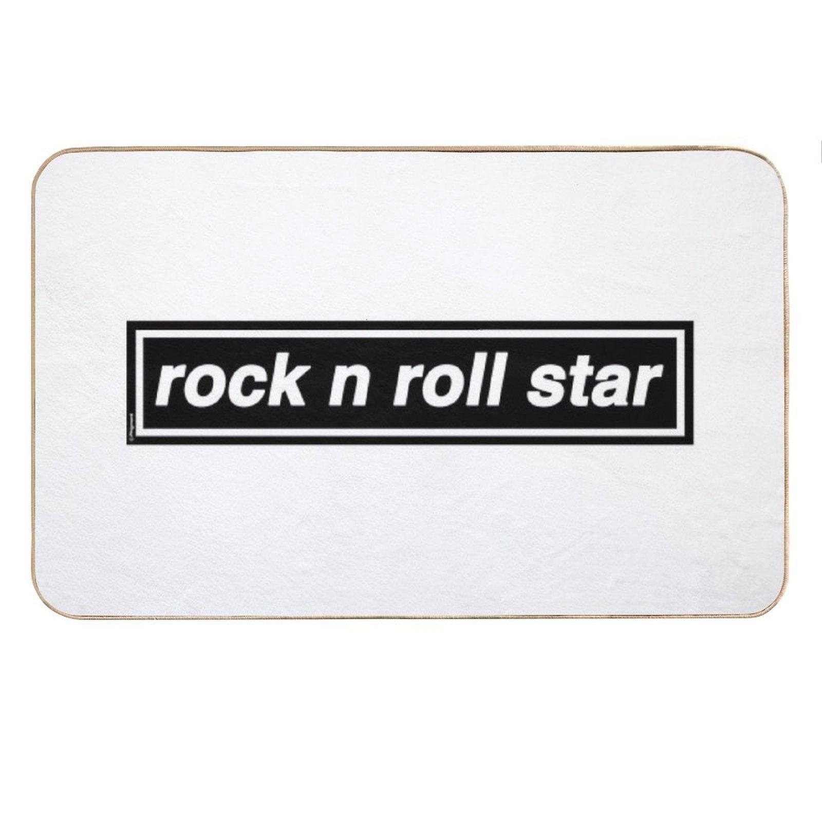 Rock N Roll Star - OASIS Band Tribute - MADE IN THE 90s Bath Mat