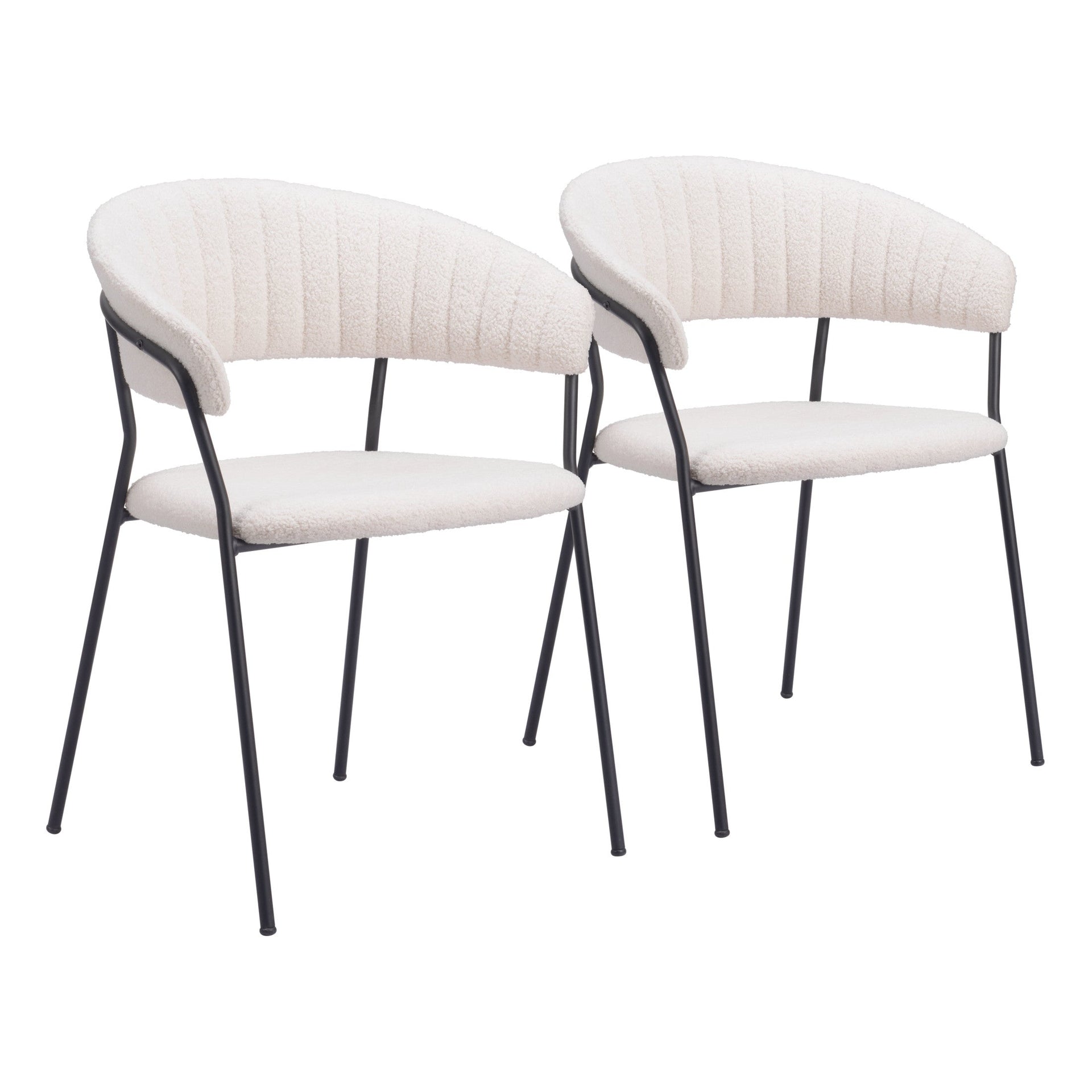 Josephine Dining Chair (Set of 2) Cream