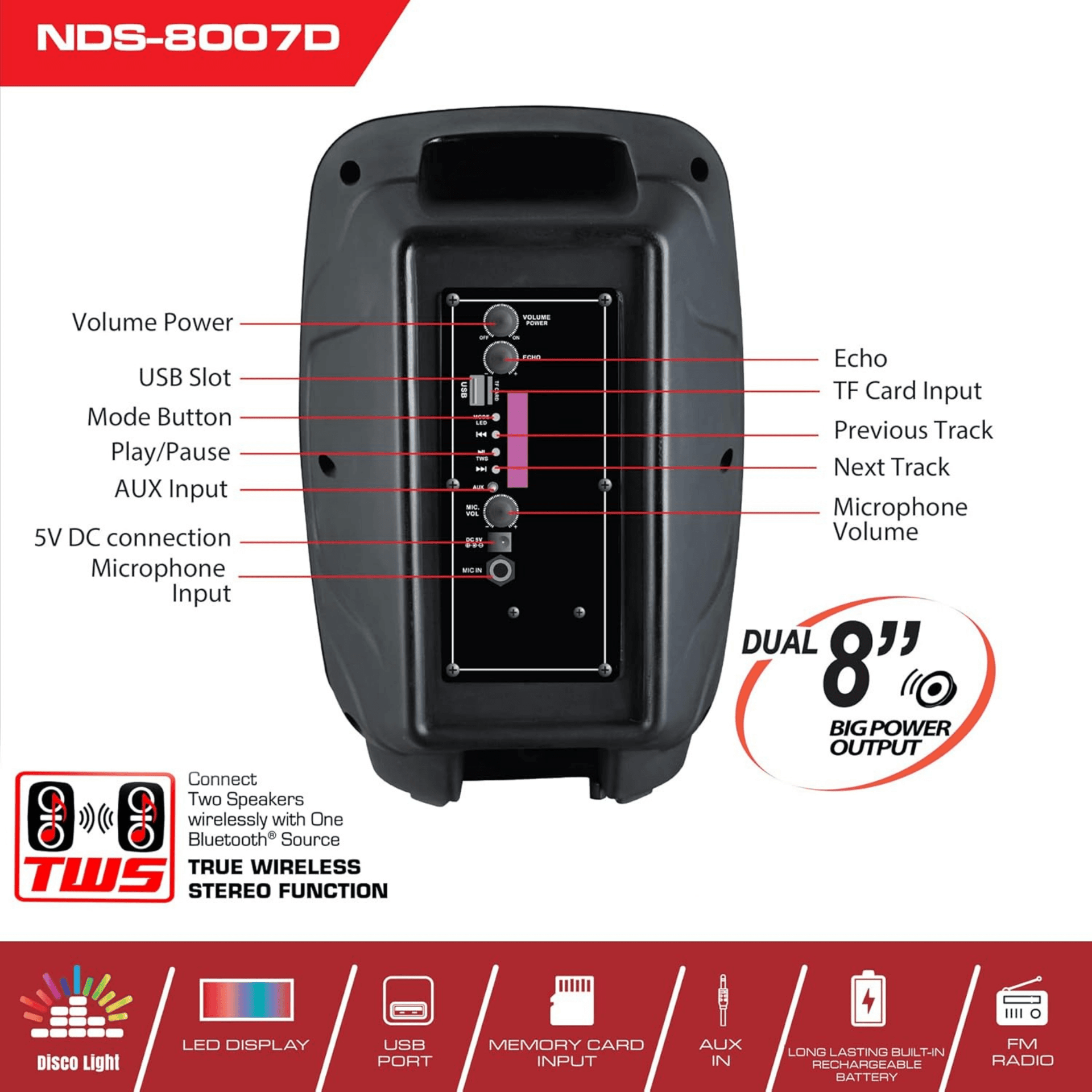 Naxa Dual 8