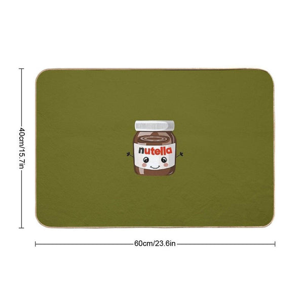 Nutella Cutie Throw Blanket Bath Mat