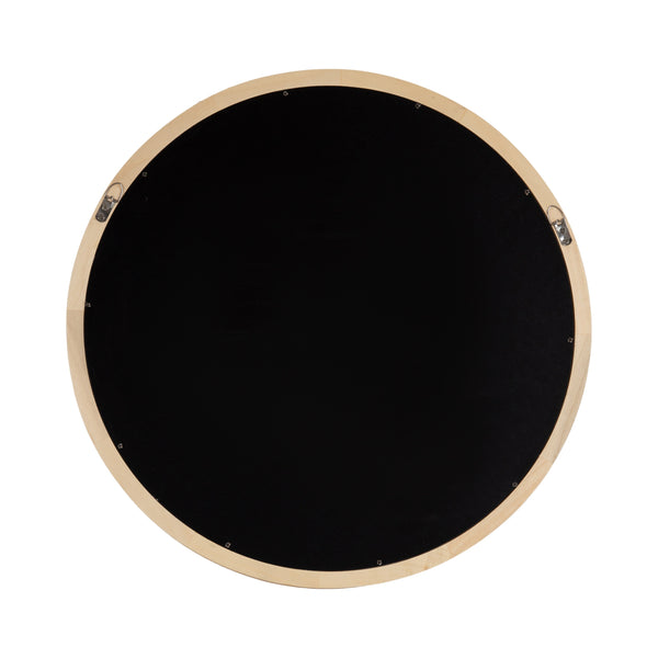 Hatherleigh Round Wood Wall Mirror