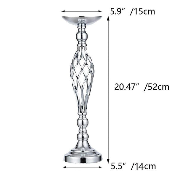 Table Candlesticks Gold Iron