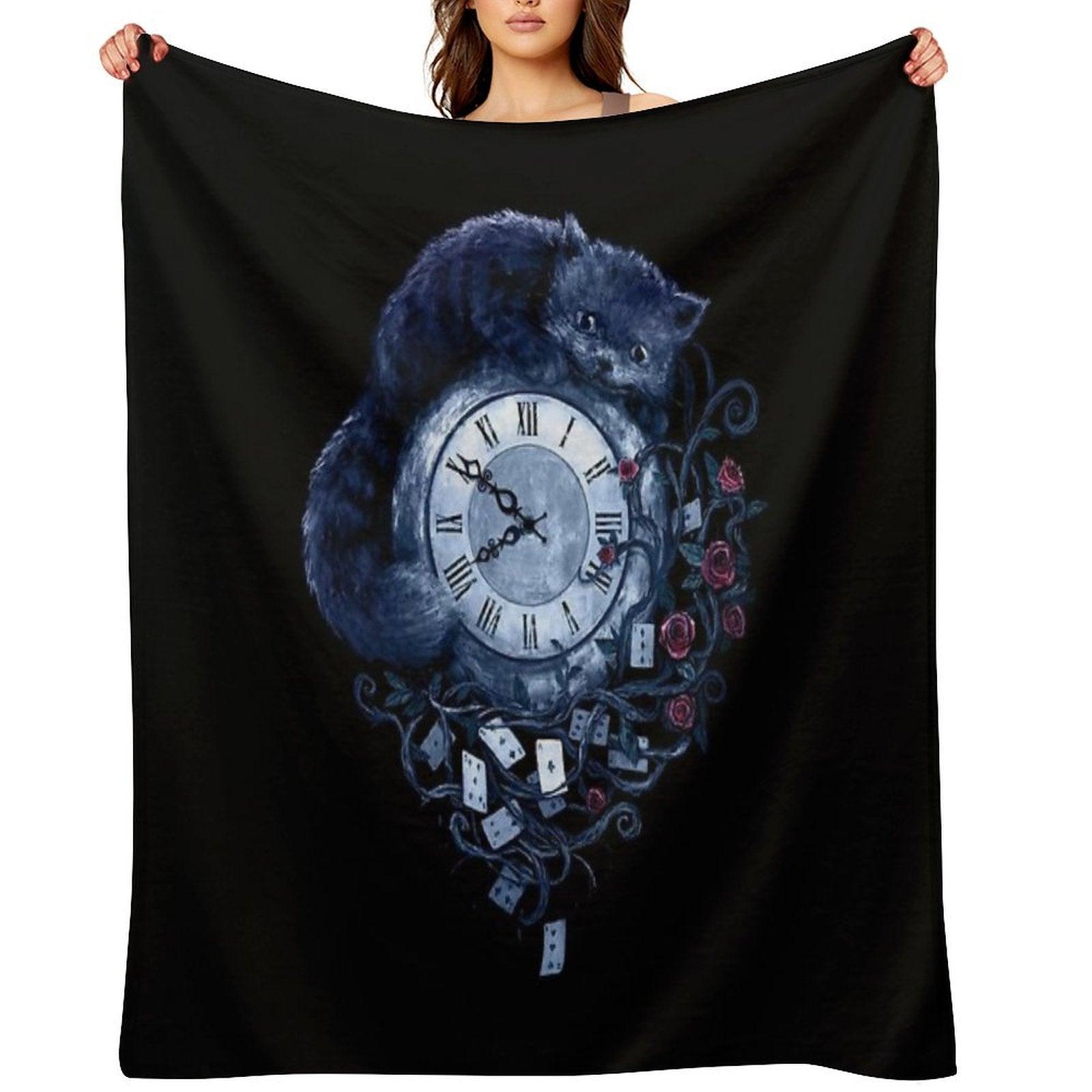 Time in Wonderland Throw Blanket