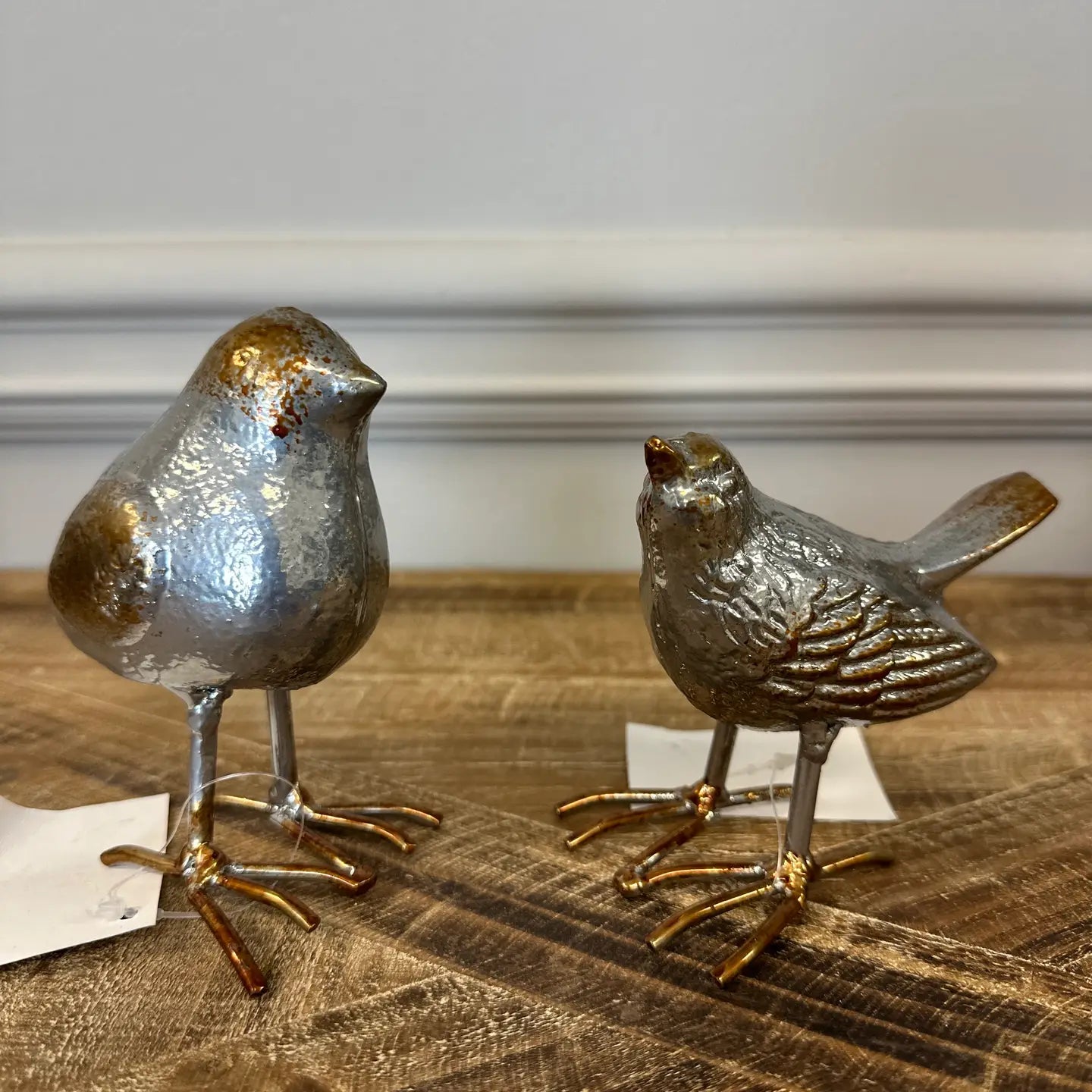Cast Iron Bird Table Decor