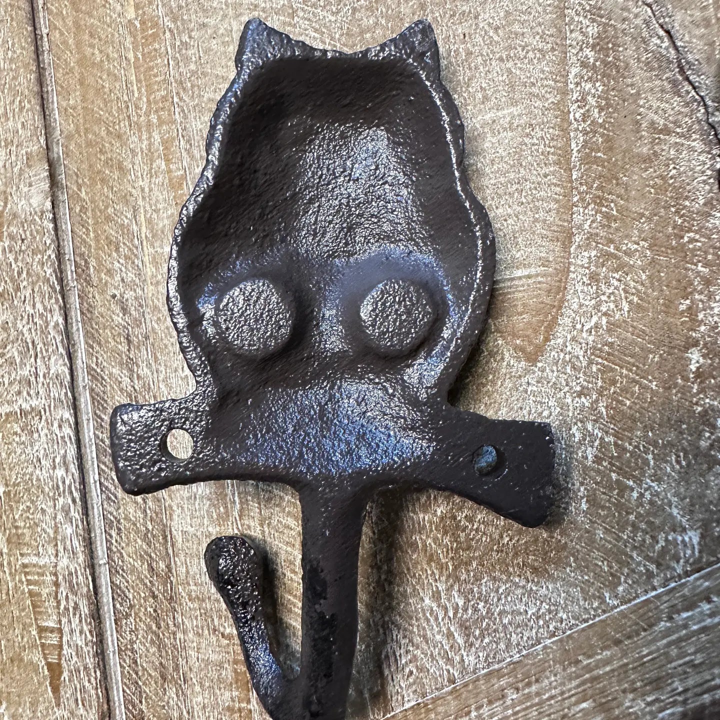 Cast Iron Owl Wall Hook