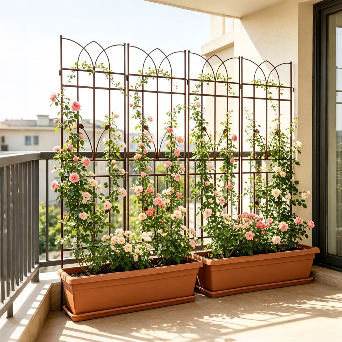 4 Pack Metal Garden Trellis 71