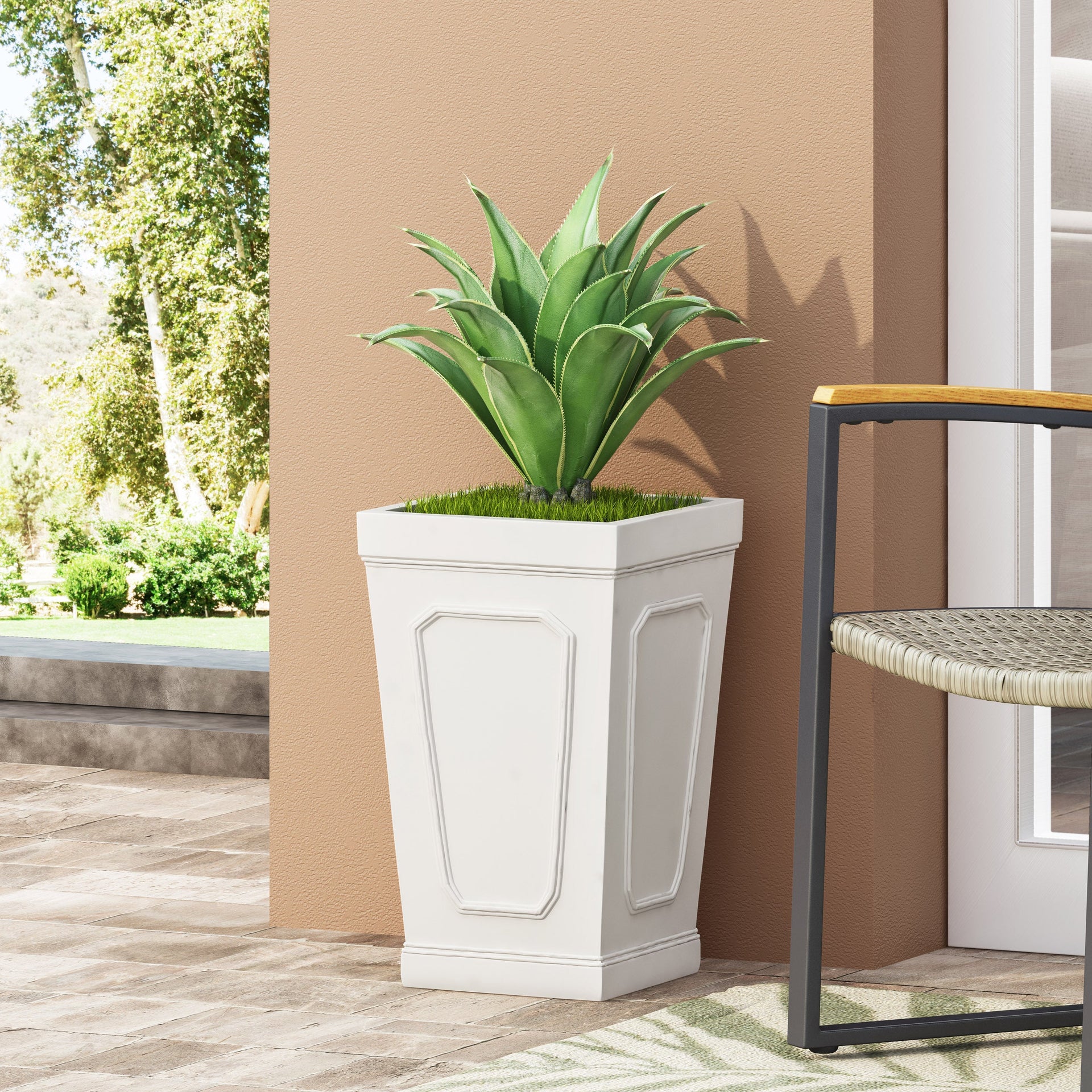 10.25 x 16.25 MGO Urn Planter